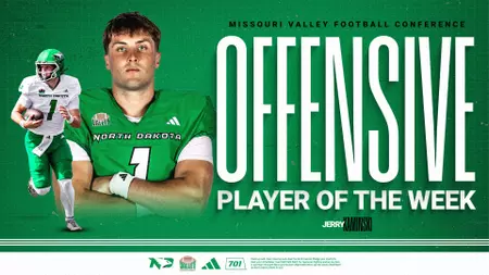 Kaminski secures second MVFC weekly offensive honor