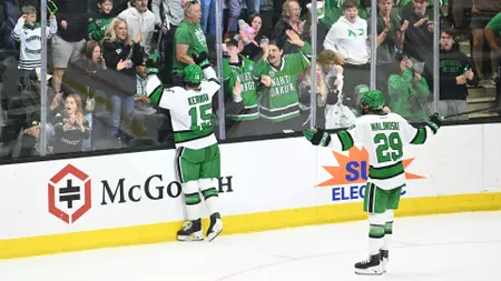 Kernan’s late tally leads No. 4 UND to 4-3 win, series sweep over Beavers