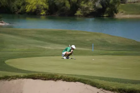 Cook Leads Hawks Into Second Place After Opening Round at NDSU Invitational